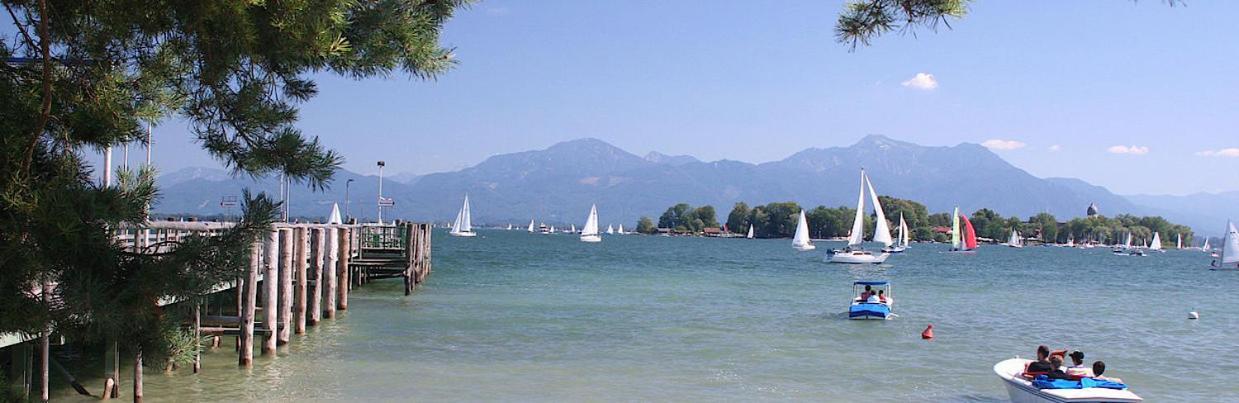 Uniqe I 95Qm I Bergblick I Garten I Bbq I Seenah Prien am Chiemsee Εξωτερικό φωτογραφία